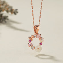 Load image into Gallery viewer, Rose Gold Symphony Floral Necklace
