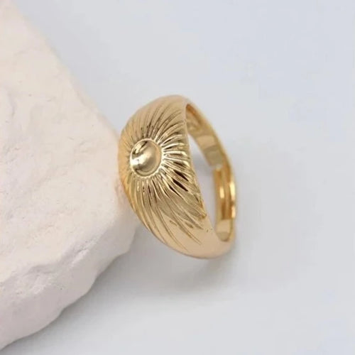 gold dome ring for women