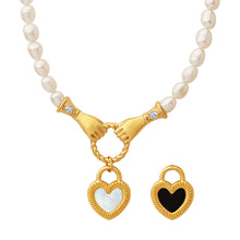 Load image into Gallery viewer, missoma harris reed gold pearl necklace for women
