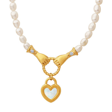 missoma harris reed pearl necklace