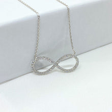 Load image into Gallery viewer, silver infinity pendant necklace for women
