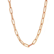 Load image into Gallery viewer, Rose Gold Ascot Chain Necklace
