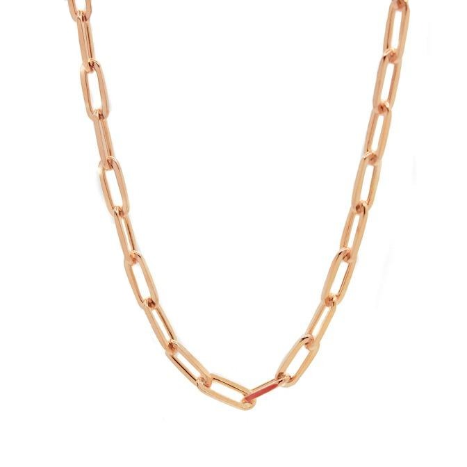 Rose Gold Ascot Chain Necklace