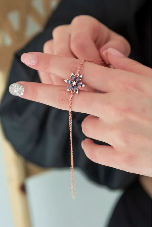 flower bracelet for women