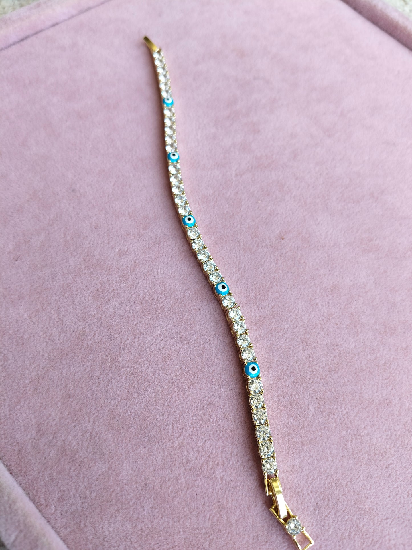 Iris Evil Eye Tennis Bracelet
