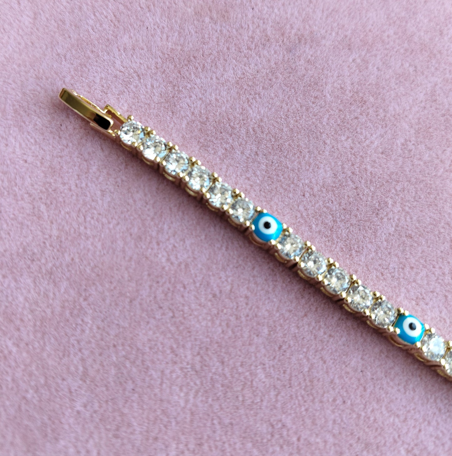 Iris Evil Eye Tennis Bracelet