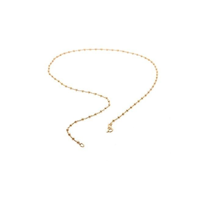 Gold Spheres Chain Necklace