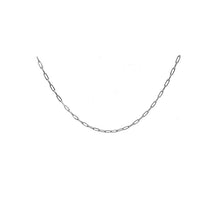 Load image into Gallery viewer, Silver Paperclip Chain Necklace
