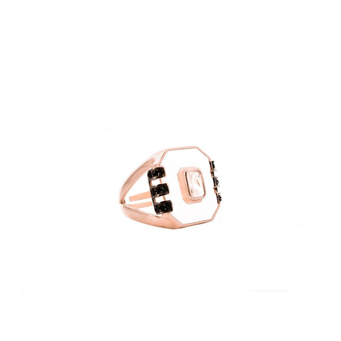 Rose Gold Chelsea Bold Cocktail Ring