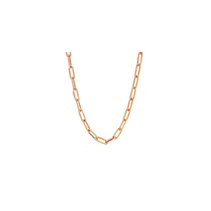 Rose Gold Ascot Chain Necklace