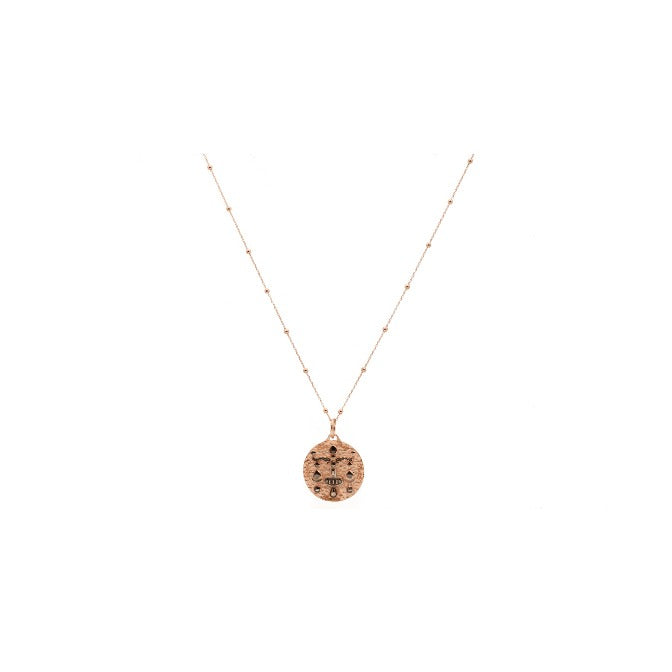 Rose Gold Soul Medallion Necklace