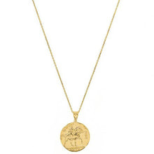 Load image into Gallery viewer, Gold Coin Medallion Necklace
