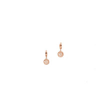 Load image into Gallery viewer, Rose Gold Tree of Life Drop Earrings
