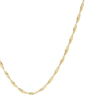 Load image into Gallery viewer, Gold Twisted Chain Necklace
