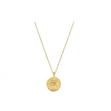 Load image into Gallery viewer, Gold Coin Medallion Necklace
