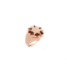 Load image into Gallery viewer, Rose Gold Sunshine Signet Ring
