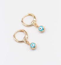 Load image into Gallery viewer, Evil eye earrings
