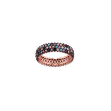 Load image into Gallery viewer, Rose Gold Eternity Dome Ring
