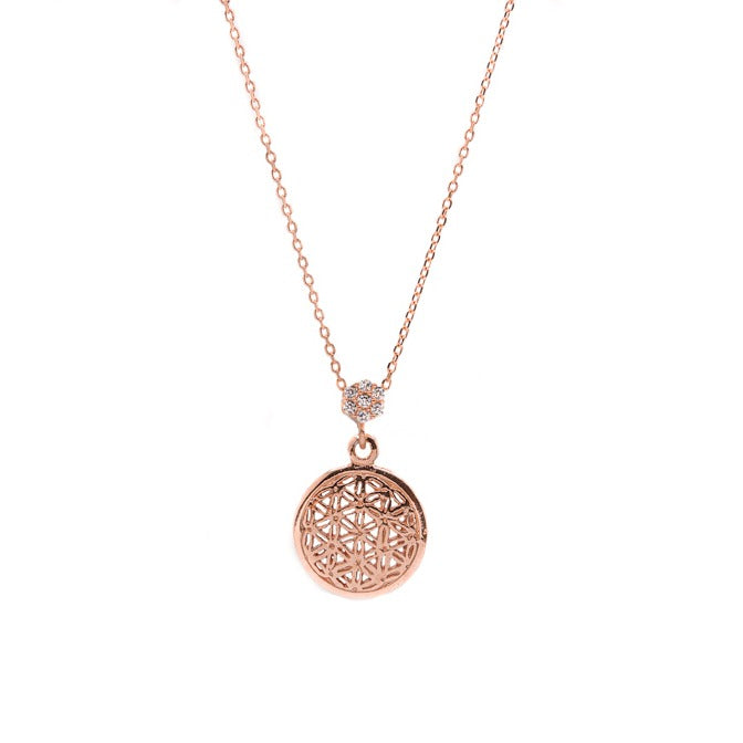 Rose Gold Grace Pendant Necklace