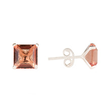 Load image into Gallery viewer, Sterling Silver Colour Changing Crystal Stud Earrings
