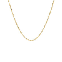 Load image into Gallery viewer, Gold Twisted Chain Necklace
