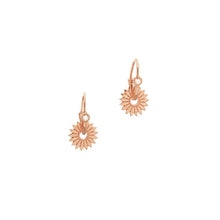 Load image into Gallery viewer, Rose Gold Bloom Drop Earrings
