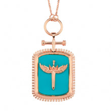 Load image into Gallery viewer, Rose Gold St Michael x Archangel Medallion Necklace
