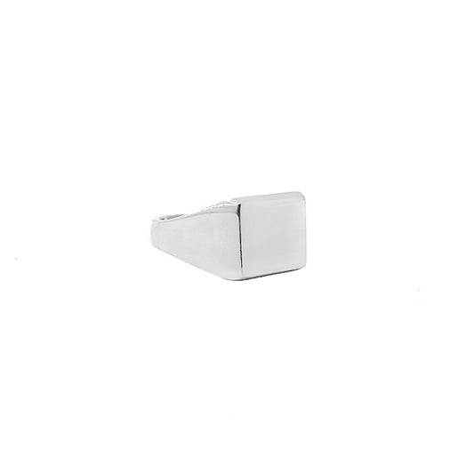 Silver Rectangular Signet Ring