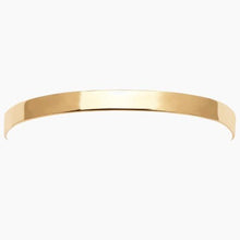 Load image into Gallery viewer, gold flat bracelet in adjustable size
