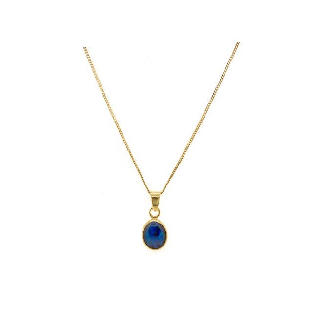 Ocean's Pearl Dainty Gold Pendant Necklace