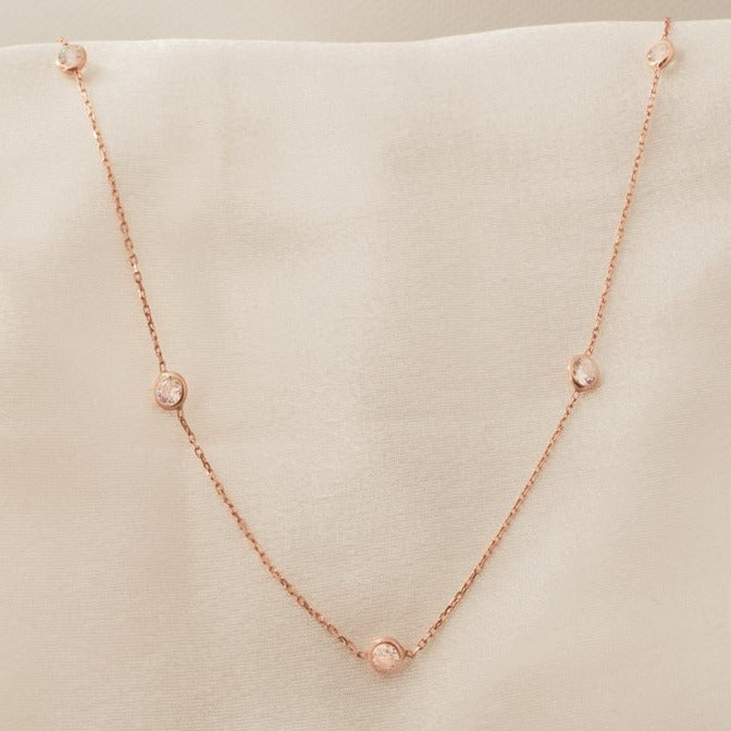 Rose Gold Satellite Chain Necklace