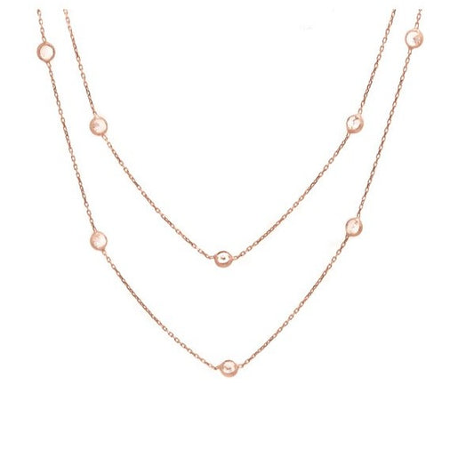 Rose Gold Satellite Chain Necklace