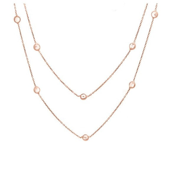 Rose Gold Satellite Chain Necklace