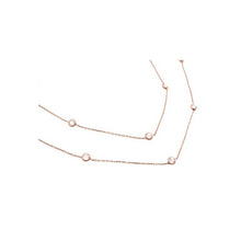 Load image into Gallery viewer, Rose Gold Satellite Chain Necklace
