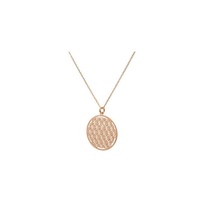 Rose Gold Mystical Diagram Pendant Necklace