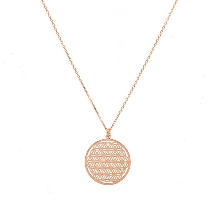 Rose Gold Mystical Diagram Pendant Necklace