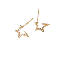 Load image into Gallery viewer, Star earrings with stones
